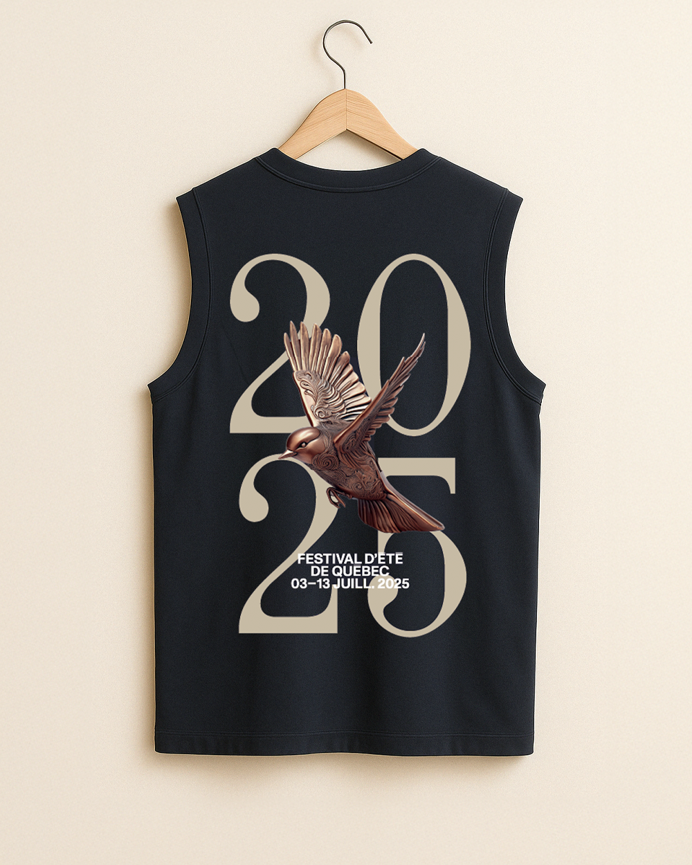 T-shirt sans manche Oiseau 2025