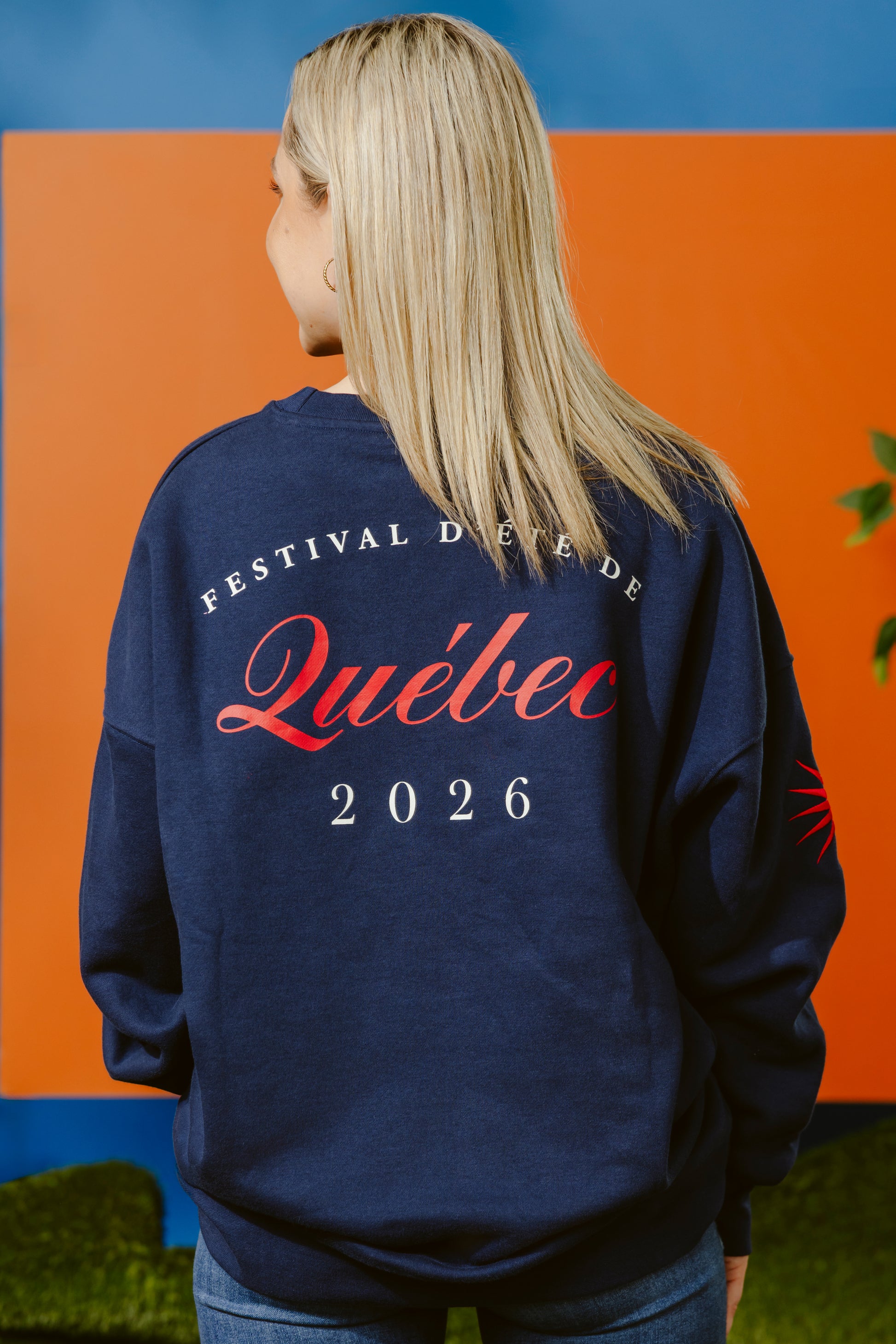 Sweatshirt à col rond Écussons