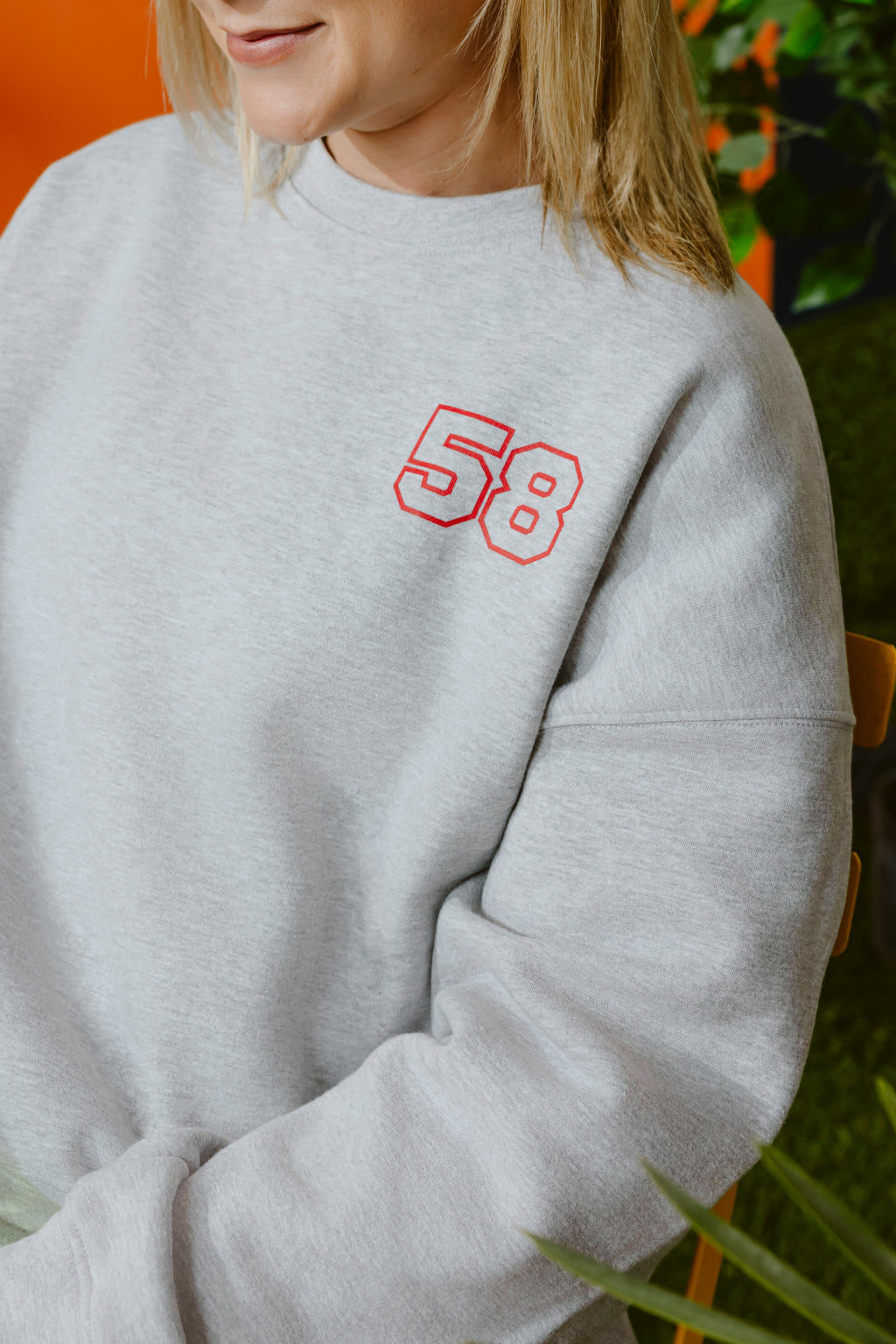 Sweatshirt à col rond Tigre