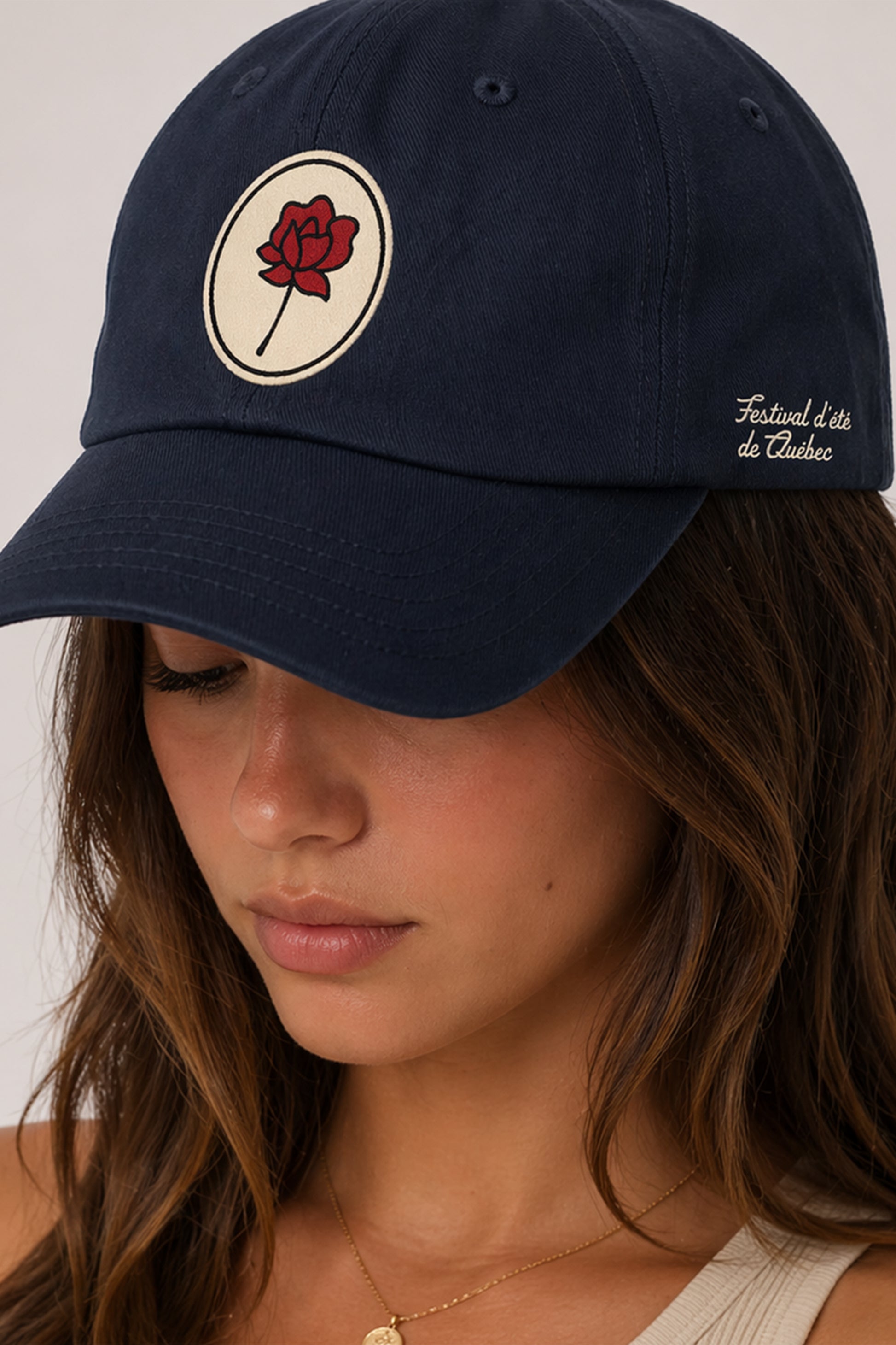 Casquette Fleur