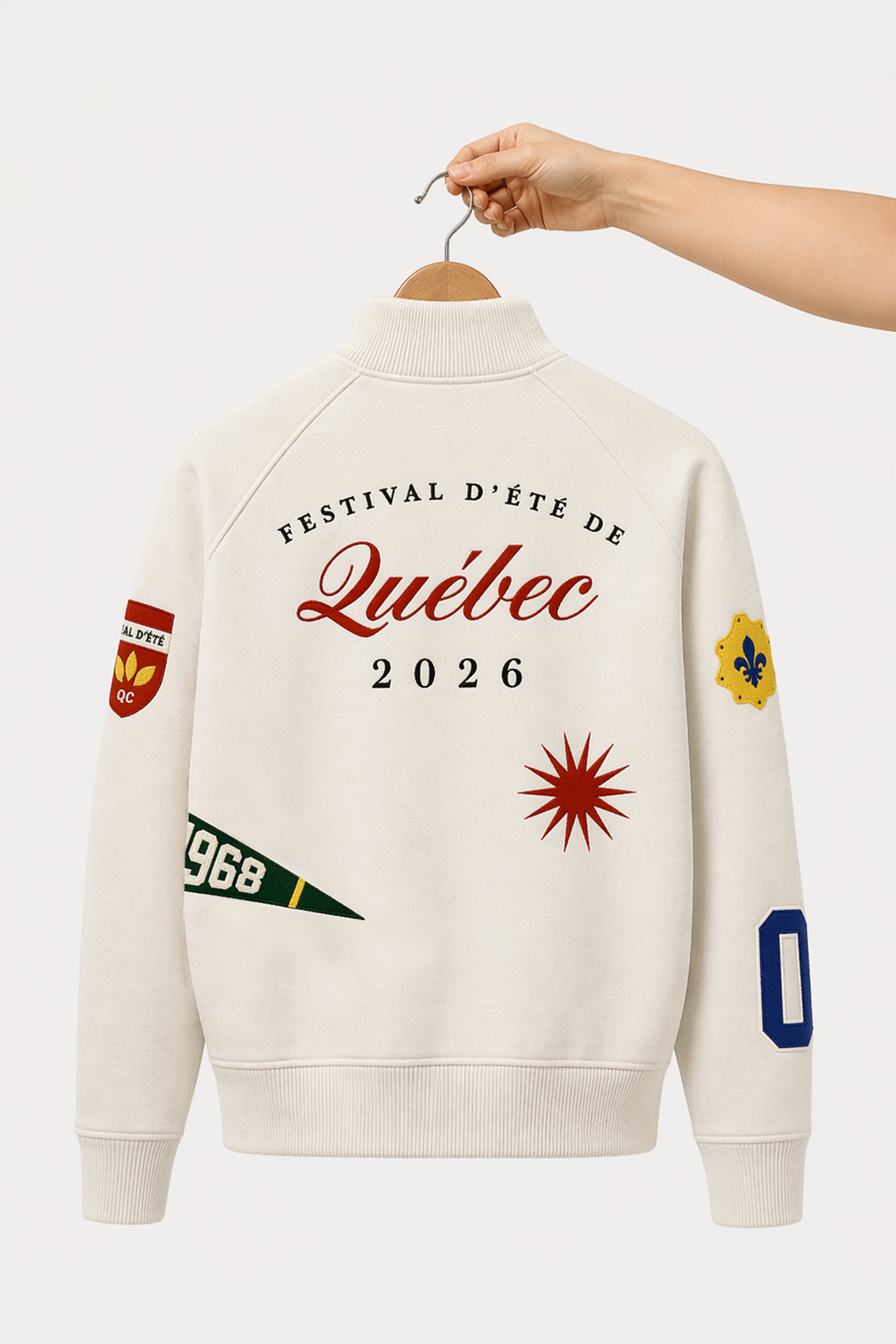 Veste Varsity Écussons
