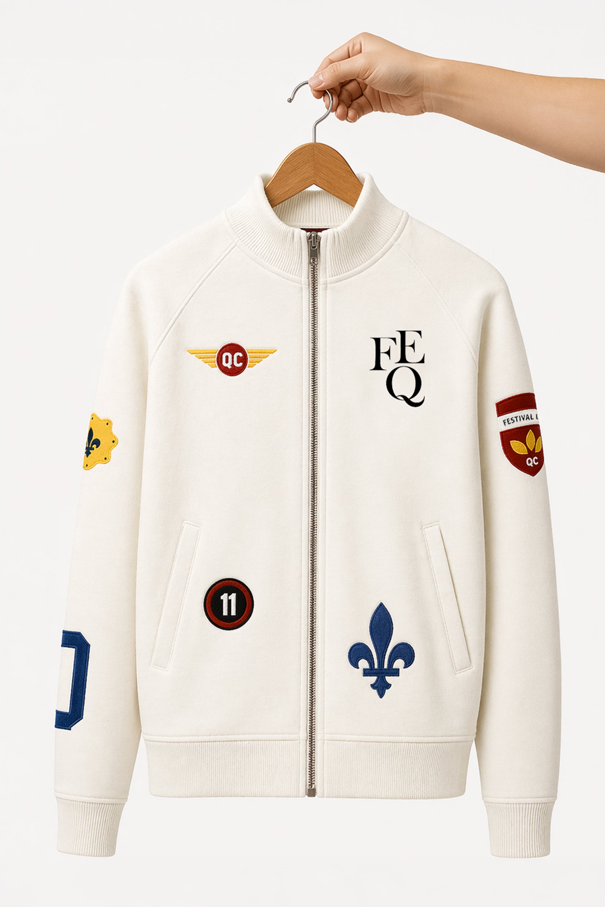 Veste Varsity Écussons