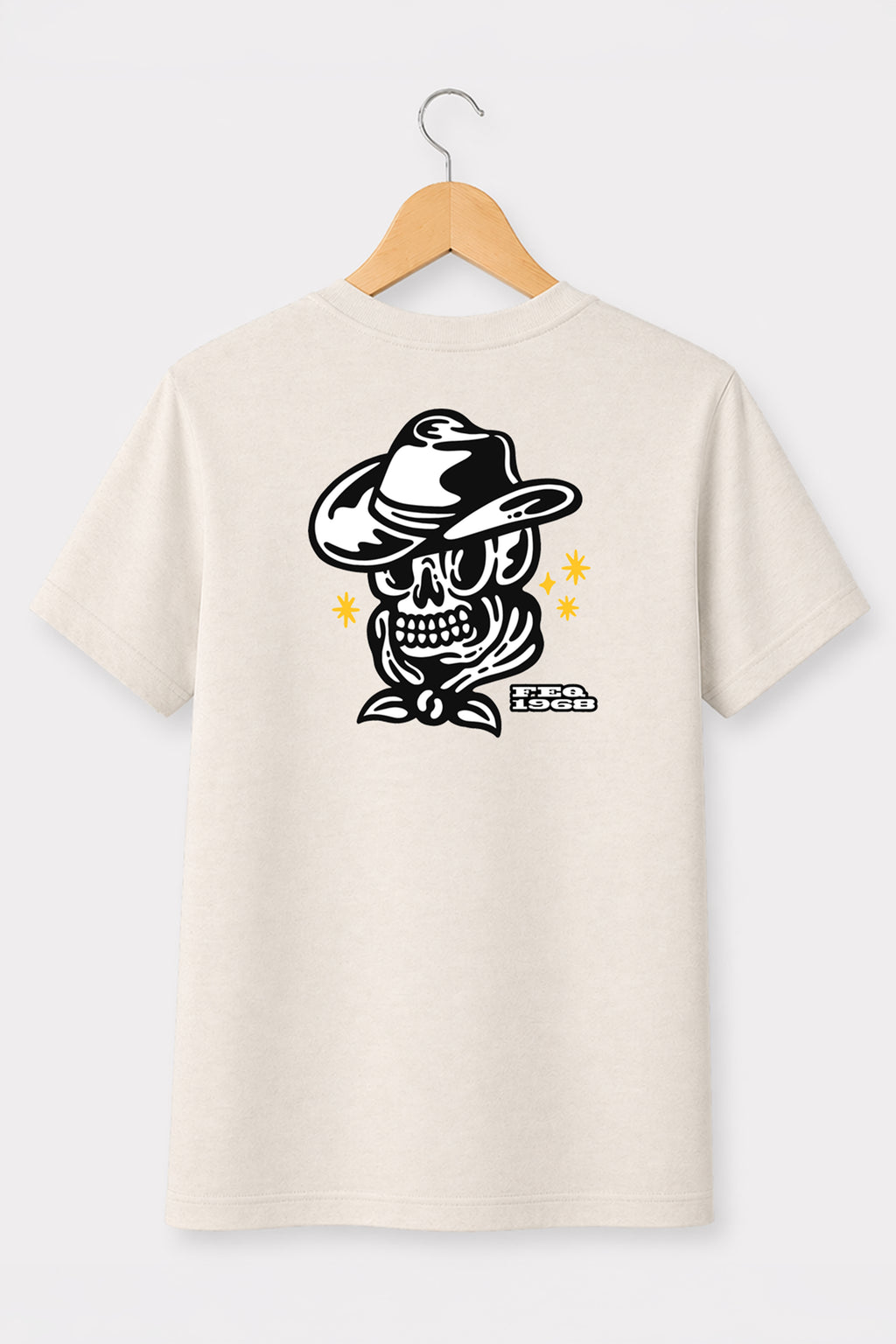 T-shirt Crâne Western