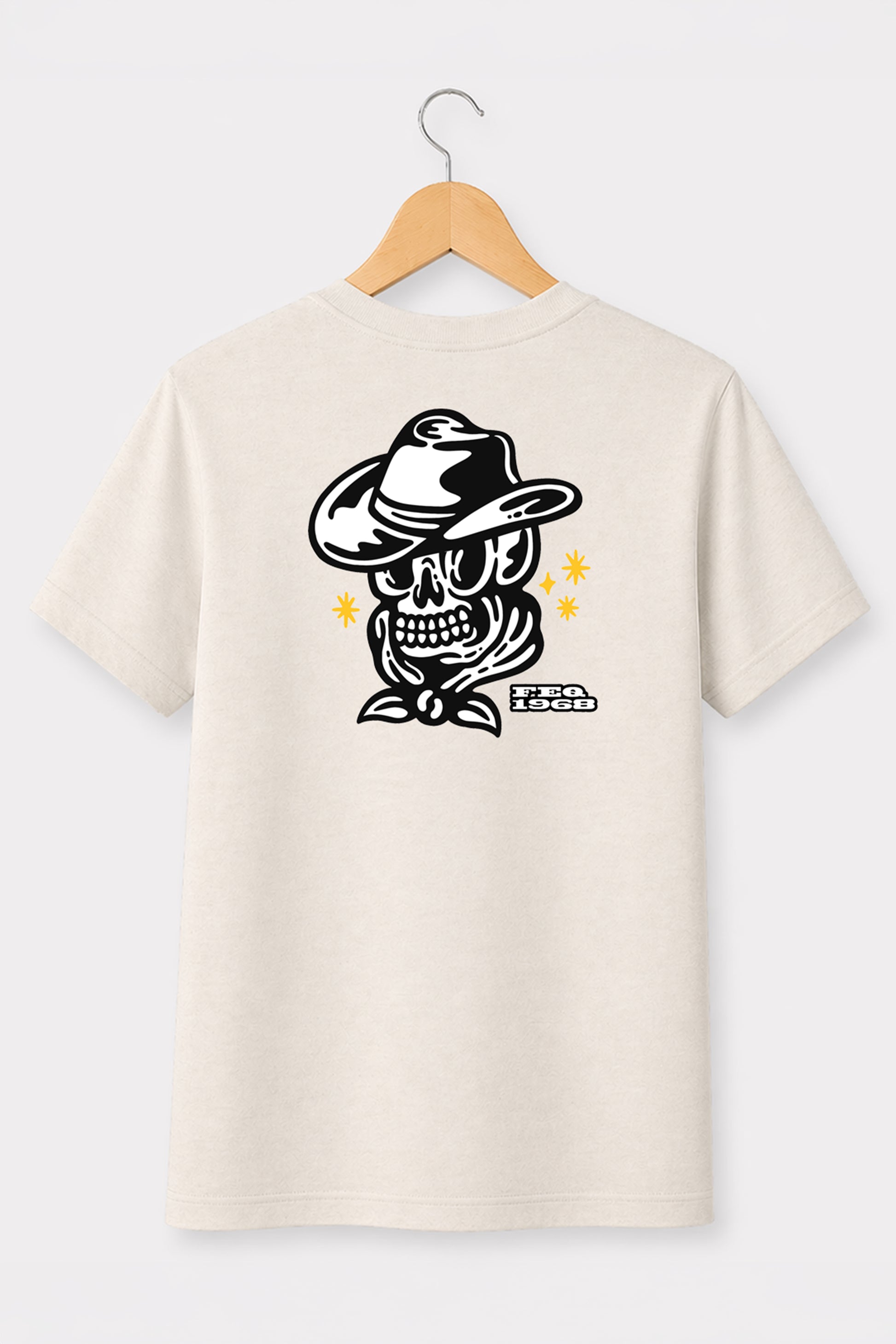 T-shirt Crâne Western