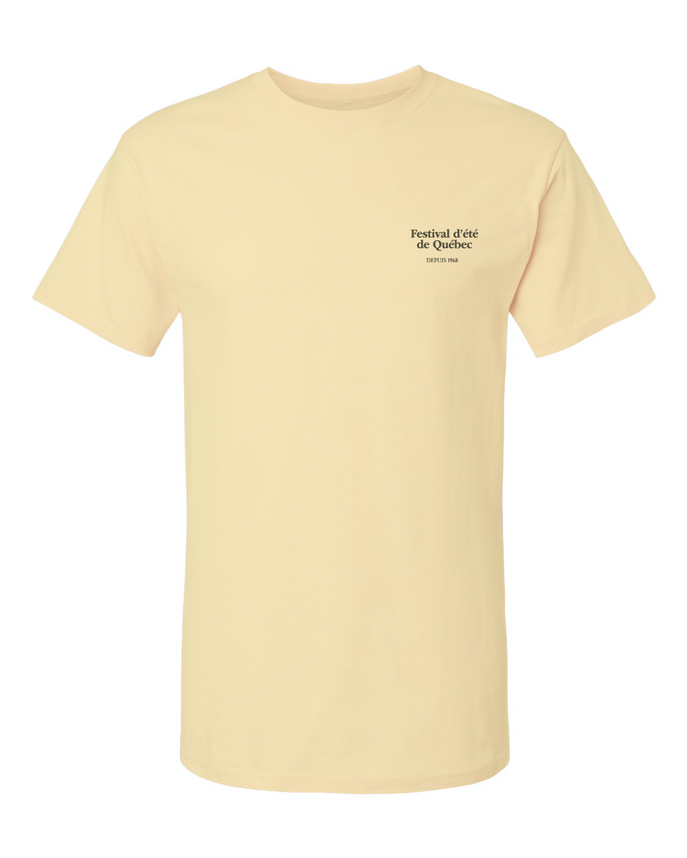 T-shirt 1971 jaune, unisexe